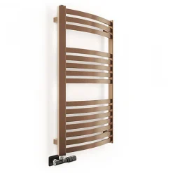 Matisere Sèche-serviette eau chaude cuivre lumineux de 1760mm de haut et 400mm de large - 646 Watt - DEX1760/400ZXBCO