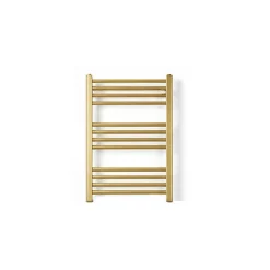 Sèche-Serviettes Eau Chaude|Matisere Sèche-serviette eau chaude doré de 660mm de haut et 680mm de large - 373 Watt - FIO660/680SXBRA