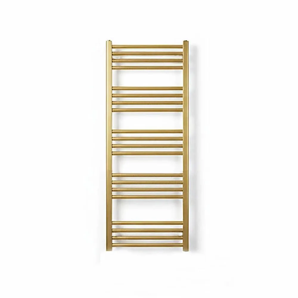 Sèche-Serviettes Eau Chaude|Matisere Sèche-serviette eau chaude doré de 1140mm de haut et 580mm de large - 550 Watt - FIO1140/580SXBRA