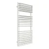 Sèche-Serviettes Eau Chaude|Matisere Sèche-serviette eau chaude blanc de 1260mm de haut et 640mm de large - 1173 Watt - TYT1260/640SXB