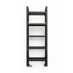 Matisere Sèche-serviette eau chaude noir de 920mm de haut et 300mm de large - 383 Watt - STA920/300SXN