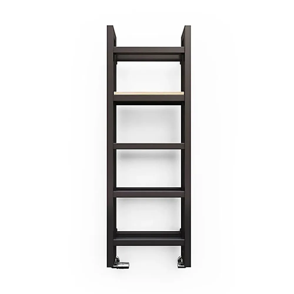 Matisere Sèche-serviette eau chaude noir de 920mm de haut et 300mm de large - 383 Watt - STA920/300SXN