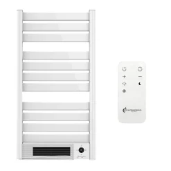 Sannover Sèche-Serviette Electrique mural avec Soufflerie Omiros Sannover 2000 W Blanc