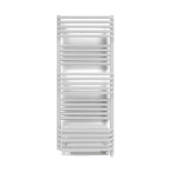 Sèche-Serviettes Soufflant|Matisere Sèche-serviette électrique blanc de 1180mm de haut et 600mm de large - 800 Watt - POL1180/600E8BBLO