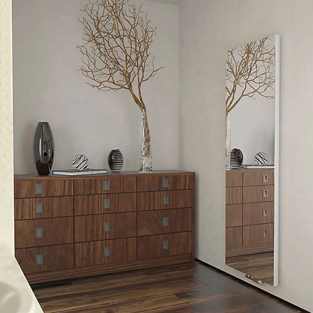 Matisere Sèche-serviette électrique blanc de 1585mm de haut et 620mm de large - 800 Watt - CAS1585/620ME8BP
