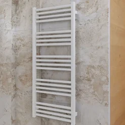 Matisere Sèche-serviette électrique blanc - (HxL) 1380x680mm - 800 Watt - 800 Watt - FIO1380-680E8B