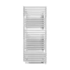 Matisere Sèche-serviette électrique blanc de 1580mm de haut et 500mm de large - 800 Watt - POL1580/500E8BBLO