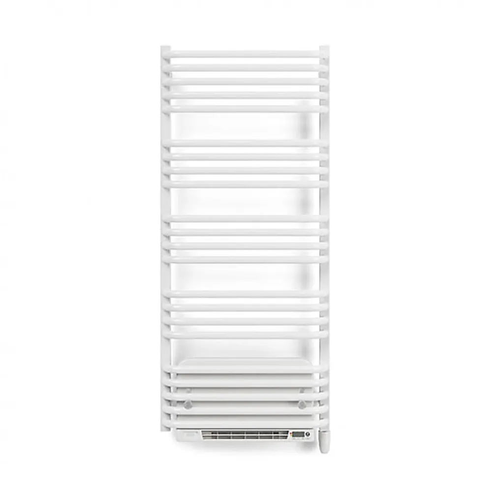 Sèche-Serviettes Soufflant|Matisere Sèche-serviette électrique blanc de 1140mm de haut et 500mm de large - 600 Watt - ALE1140/500E8BBLO