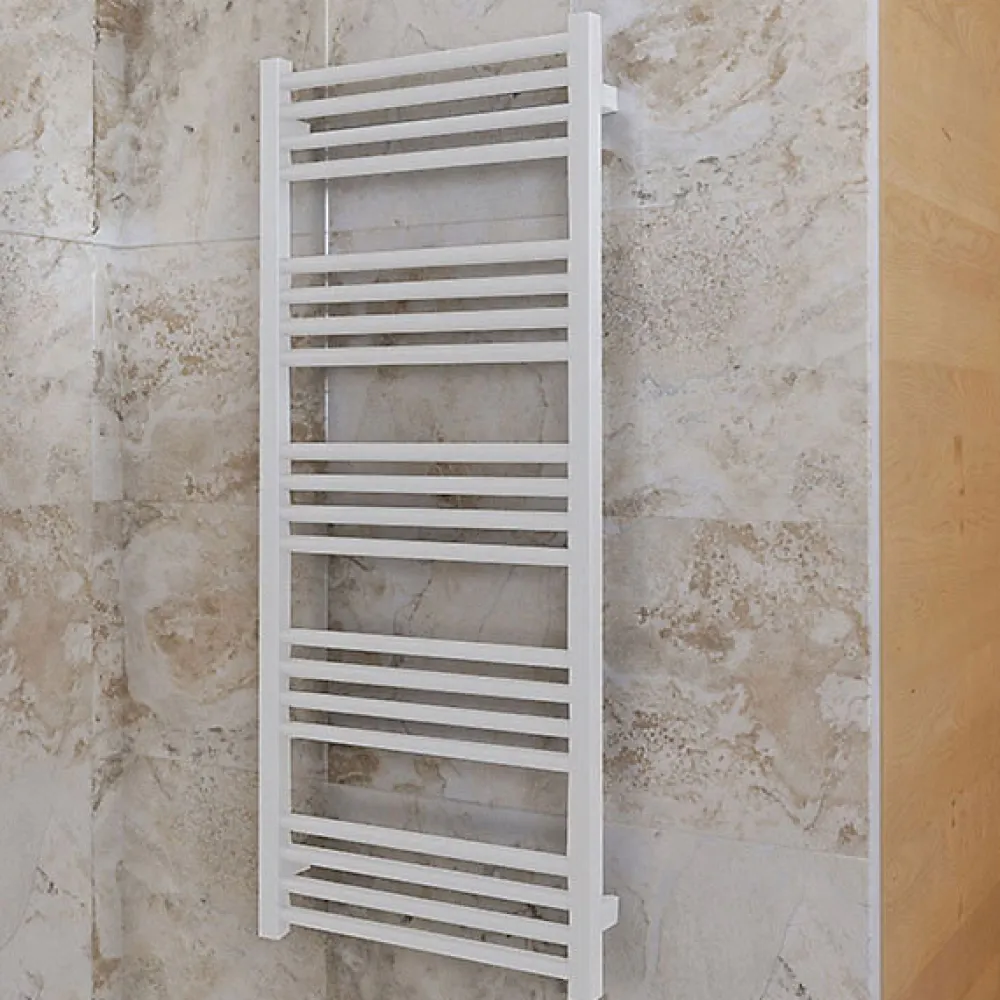 Sèche-Serviettes Électrique|Matisere Sèche-serviette électrique blanc - (HxL) 1380x600mm - 800 Watt - 800 Watt - FIO1380-600E1B