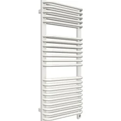 Matisere Sèche-serviette électrique blanc de 1260mm de haut et 540mm de large - 1000 Watt - TYT1260/540SOAE8B