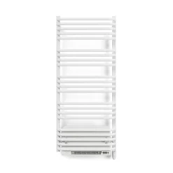 Sèche-Serviettes Soufflant|Matisere Sèche-serviette électrique blanc de 760mm de haut et 600mm de large - 500 Watt - ALE760/600E8BBLO