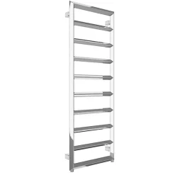 Matisere Sèche-serviette électrique chromé - (HxL) 1600x600mm - 600 (Watts) - 600 Watt - DIA1600-600E8CRO