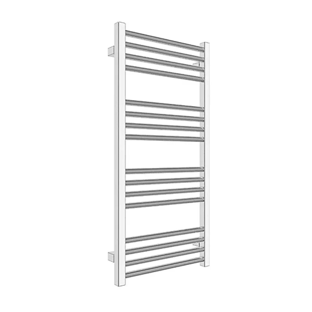 Matisere Sèche-serviette électrique chromé - (HxL) 1380x500 mm - 400 Watt - 400 Watt - FIO1380-500E8CRO