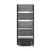Matisere Sèche-serviette électrique noir de 1580mm de haut et 600mm de large - 1000 Watt - POL1580/600E8NBLO