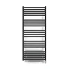 Sèche-Serviettes Soufflant|Matisere Sèche-serviette électrique noir de 1580mm de haut et 700mm de large - 1000 Watt - ALE1580/700E8NBLO