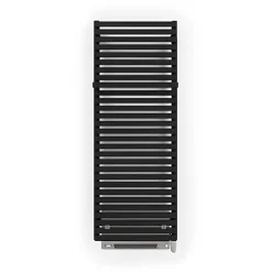 Sèche-Serviettes Soufflant|Matisere Sèche-serviette électrique noir de 1860mm de haut et 500mm de large - 1000 Watt - CIT1860/500E8NBLO