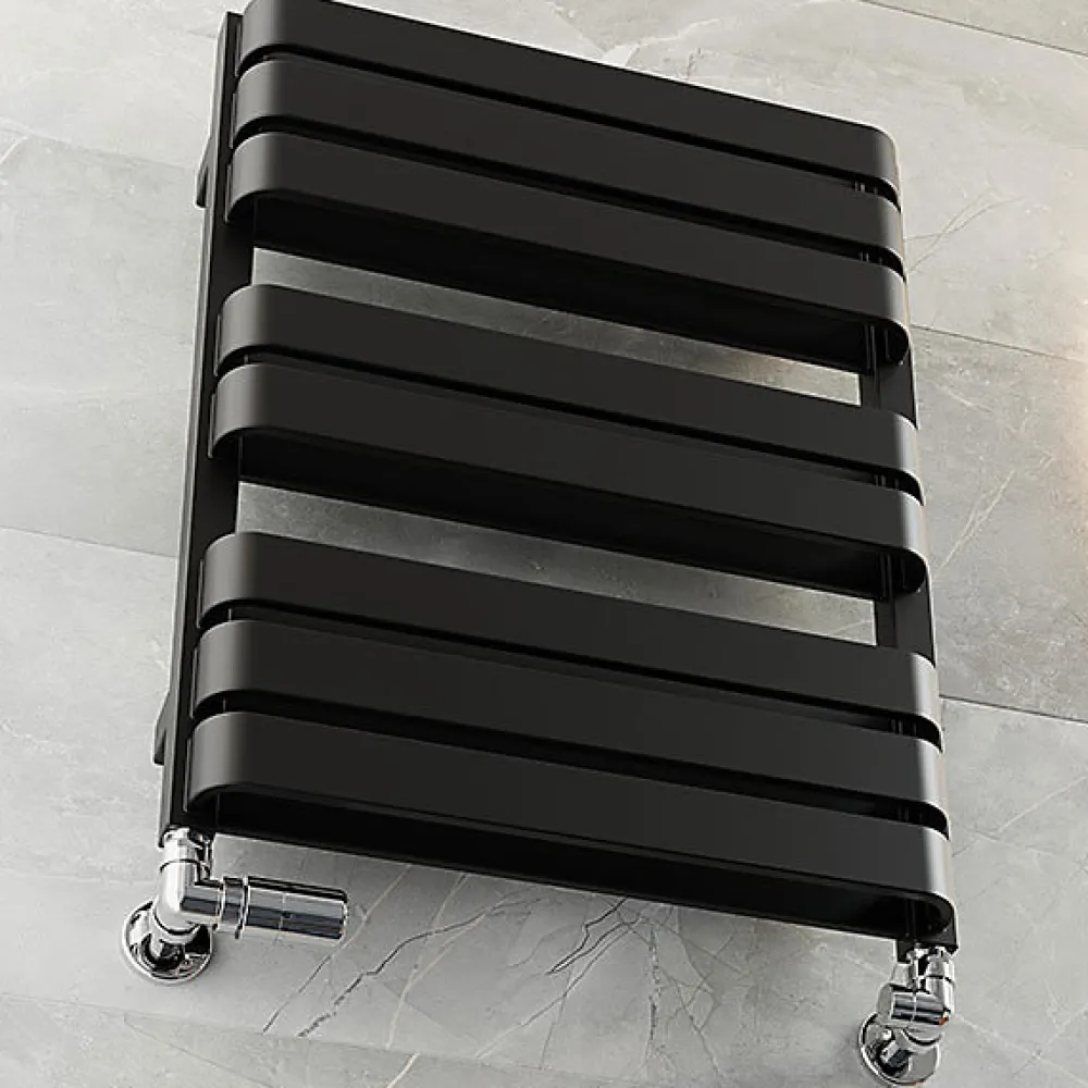 Sèche-Serviettes Électrique|Matisere Sèche-serviette électrique noir de 1695mm de haut et 500mm de large - 1200 Watt - WAR1695500TBSOAE1N