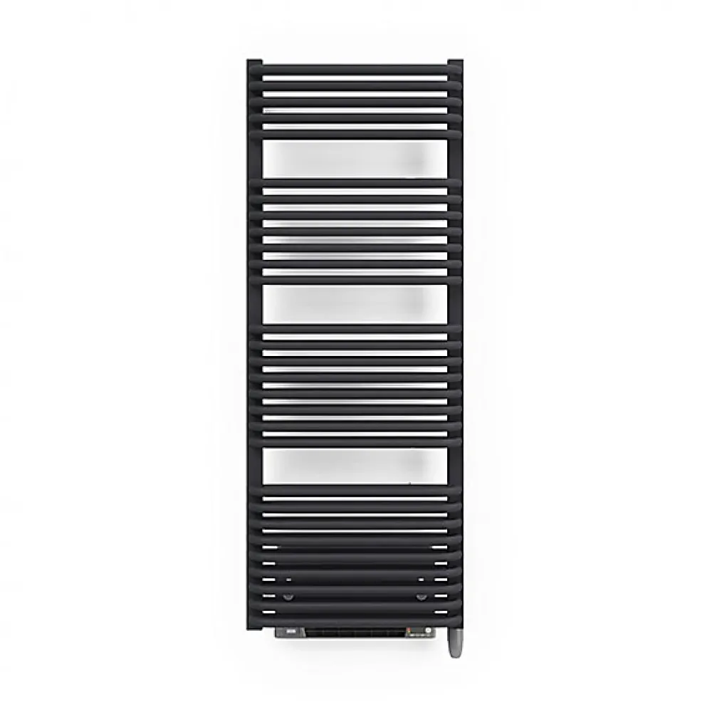 Sèche-Serviettes Soufflant|Matisere Sèche-serviette électrique noir de 1020mm de haut et 640mm de large - 1000 Watt - TYT1020/640E1NBLO
