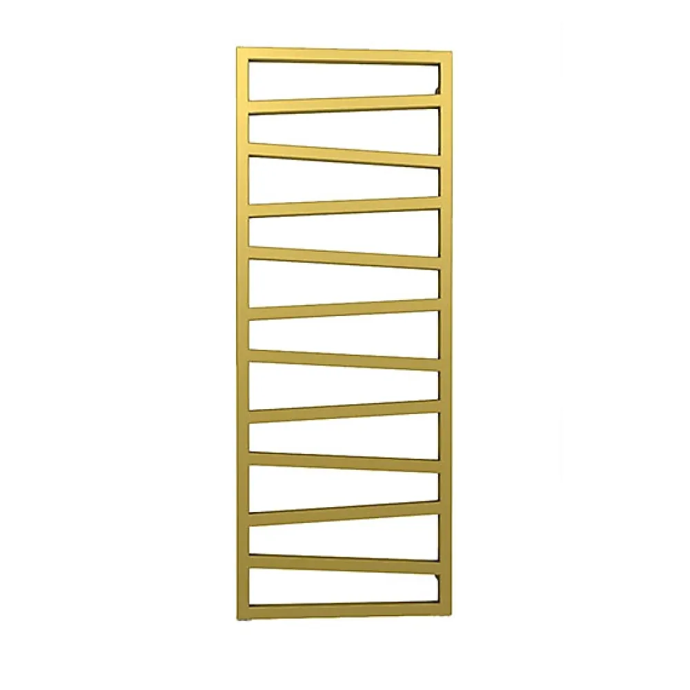 Sèche-Serviettes Électrique|Matisere Sèche-serviette électrique programmable doré - HxL 1780x500 mm - 600 Watt - ZIG1780/500E1BRAP