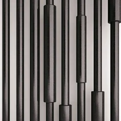 Matisere Sèche-serviette électrique programmable noir - HxL 1600x390mm - 800 Watt - CAN1600/390E8NP