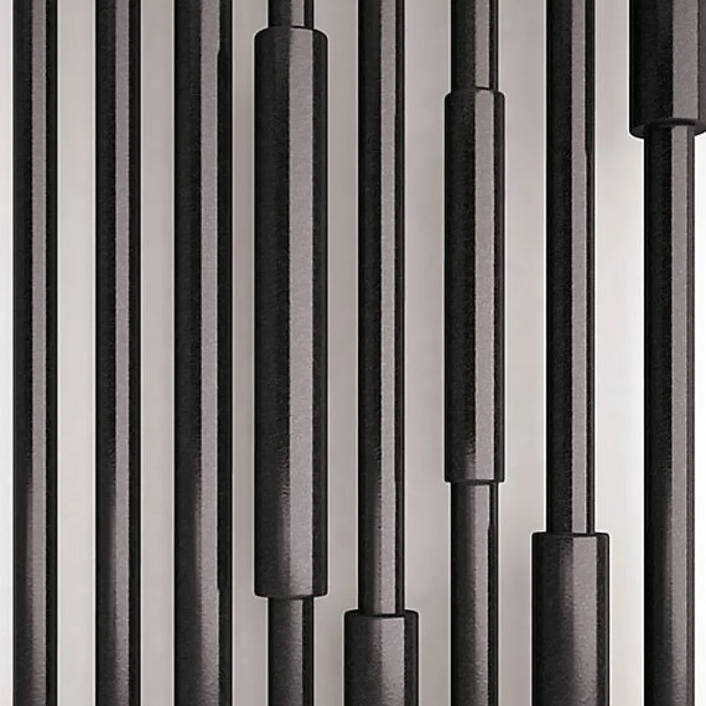 Matisere Sèche-serviette électrique programmable noir - HxL 1600x390mm - 800 Watt - CAN1600/390E8NP