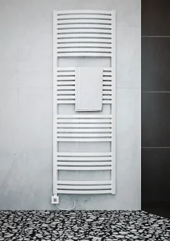 Matisere Sèche-serviette électrique programmable blanc - HxL 1760x600mm - 1000 Watt - DEX1760/600E8BP