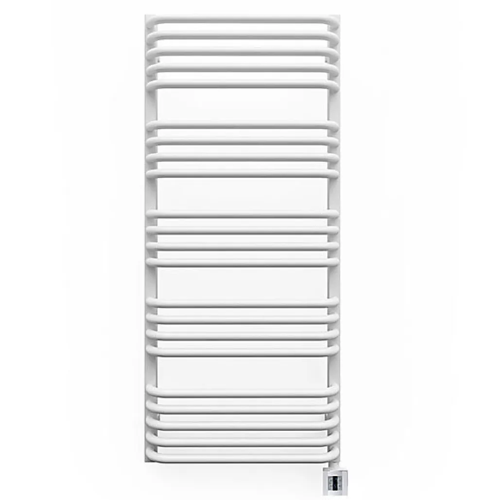 Matisere Sèche-serviette électrique programmable blanc - HxL : 760x300 mm - 300 Watt - ALE760/300E8BP
