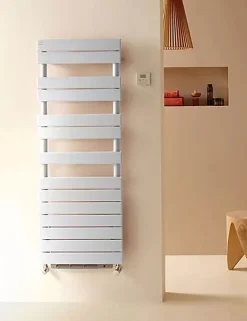 Matisere Sèche-serviette électrique soufflant blanc - HxL 884x500mm - 500 Watt - ROE-090-050/IFS/B