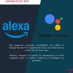 Sèche-Serviettes Mixte|Thomson Sèche-serviette électrique sans fluide connecté WiFi 500W COSMO noir