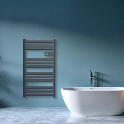 Sèche-Serviettes Mixte|Thomson Sèche-serviette électrique sans fluide connecté WiFi 500W COSMO noir