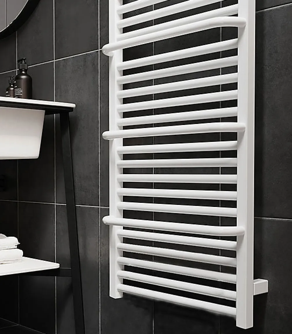 Sèche-Serviettes Mixte|Matisere Sèche-serviette mixte blanc - (HxL) 1460x400mm - 600 Watt - 599 Watt - LIM1460-400Z8B