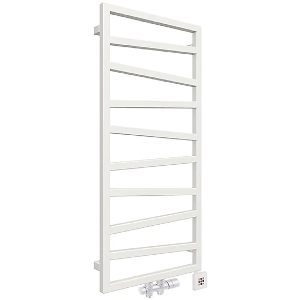 Matisere Sèche-serviette mixte blanc - (HxL) 1545x500mm - 600 Watt - 591 Watt - ZIG1545-500Z8B