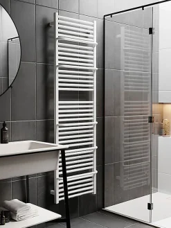 Matisere Sèche-serviette mixte blanc - (HxL) 1700x600mm - 1000 Watt - 1031 Watt - LIM1700-600Z8B