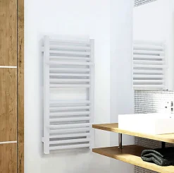 Sèche-Serviettes Mixte|Matisere Sèche-serviette mixte blanc - (HxL) 820x700mm - 500 Watt - 547 Watt - LIM820-700Z8B