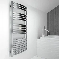 Sèche-Serviettes Mixte|Matisere Sèche-serviette mixte chromé de 1220mm de haut / 600mm de large - 447 Watt - DEX1220/600Z8CRO
