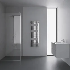 Sèche-Serviettes Mixte|Matisere Sèche-serviette mixte chromé de 1220mm de haut / 400mm de large - 328 Watt - DEX1220/400Z8CRO