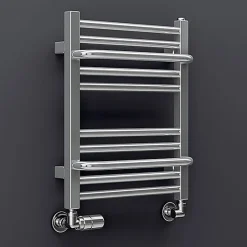 Matisere Sèche-serviette mixte chromé de 1140mm de haut / 600mm de large - 473 Watt - LIM1140/600Z1CRO