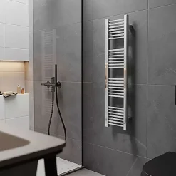 Matisere Sèche-serviette mixte chromé de 460mm de haut / 230mm de large - 86 Watt - MIK460/230V2CRO