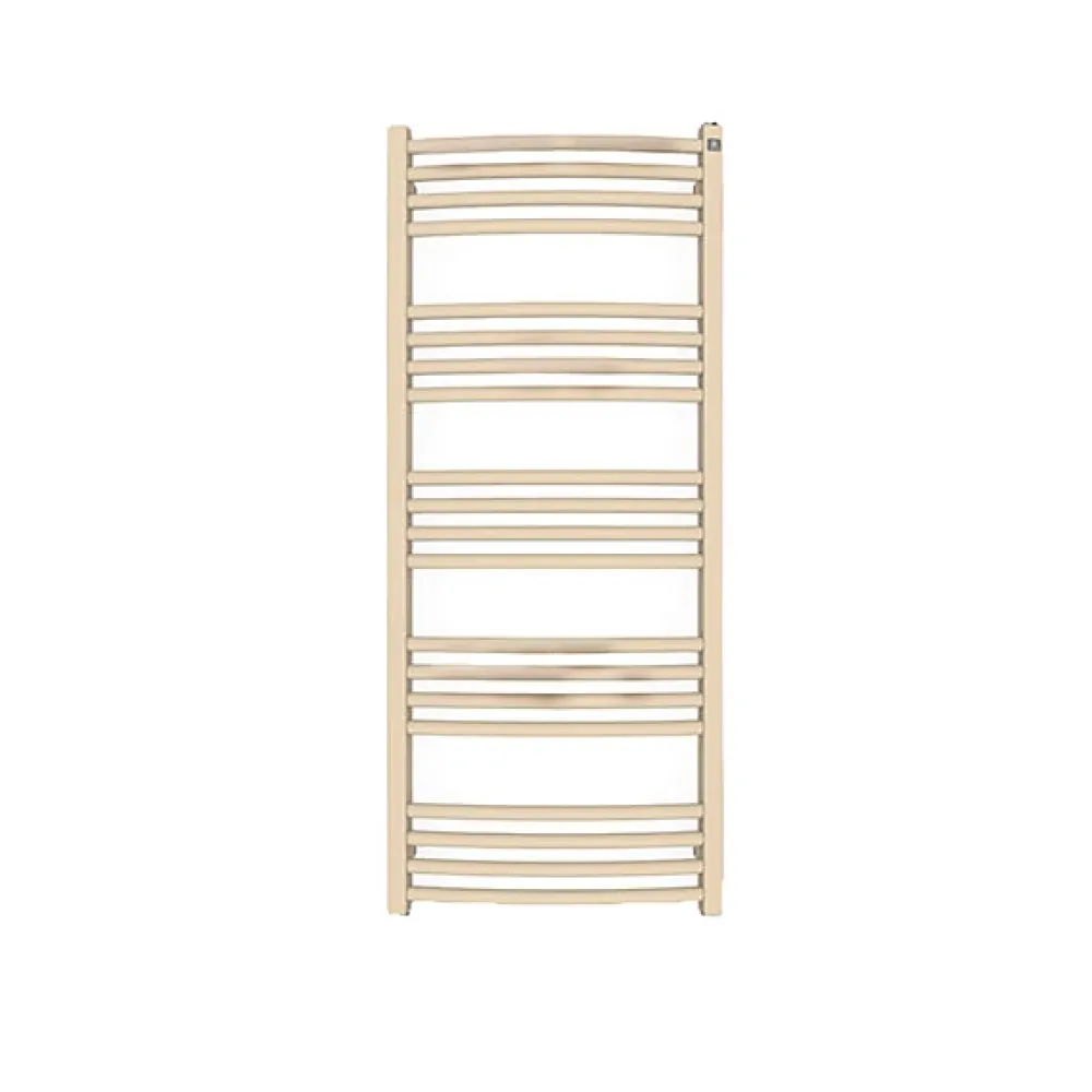 Matisere Sèche-serviette mixte doré de 660mm de haut et 400mm de large - 243 Watt - LEN660/400V2CPG