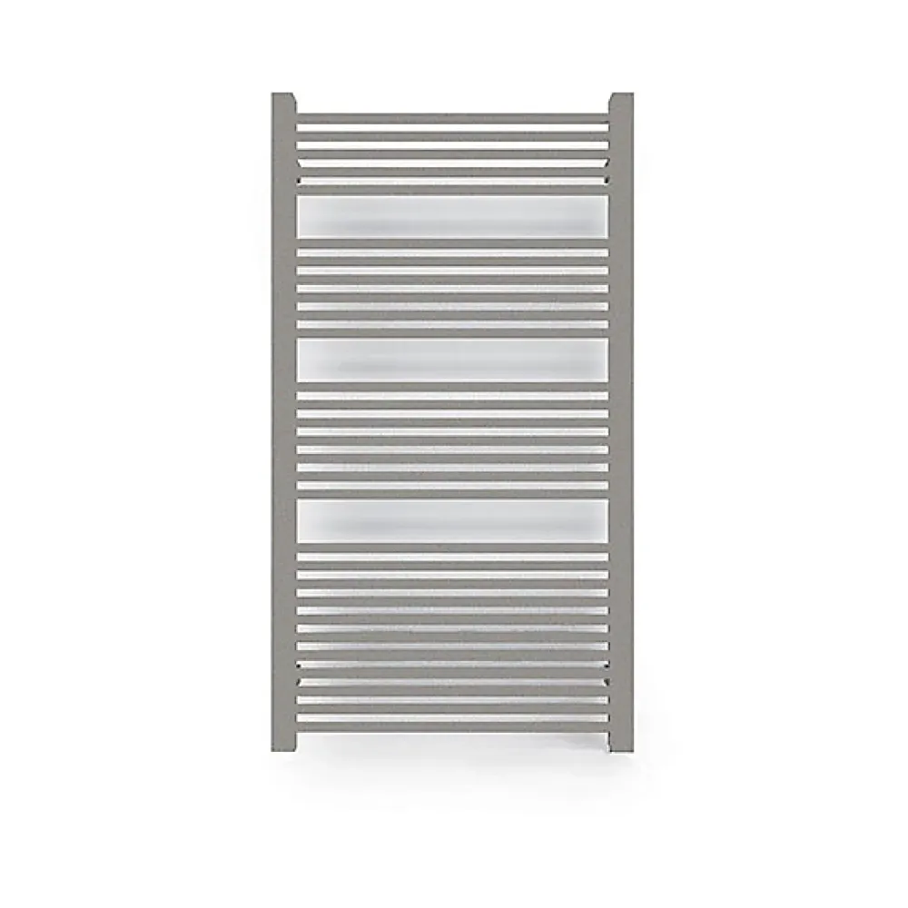 Matisere Sèche-serviette mixte gris de 1460mm de haut et 230mm de large - 367 Watt - MIK1460/230Z1MAV