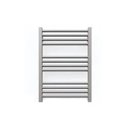 Matisere Sèche-serviette mixte gris de 900mm de haut et 580mm de large - 438 Watt - FIO900/580V2RGR