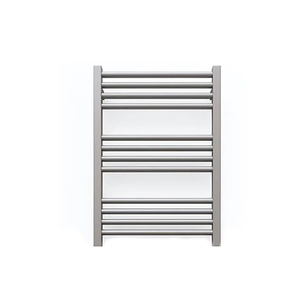 Matisere Sèche-serviette mixte gris de 900mm de haut et 580mm de large - 438 Watt - FIO900/580V2RGR