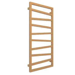 Matisere Sèche-serviette mixte marron clair de 1070mm de haut et 500mm de large - 418 Watt - ZIG1070/500Z81011