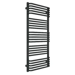 Matisere Sèche-serviette mixte noir - (HxL) 1180x500 mm - 600 Watt - 650 Watt - POL1180-500V2N