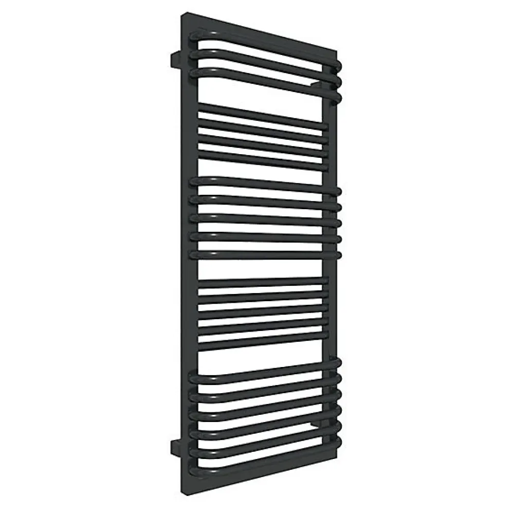 Matisere Sèche-serviette mixte noir - (HxL) 1240x500 mm - 800 Watt - 744 Watt - POC1240-500Z1N