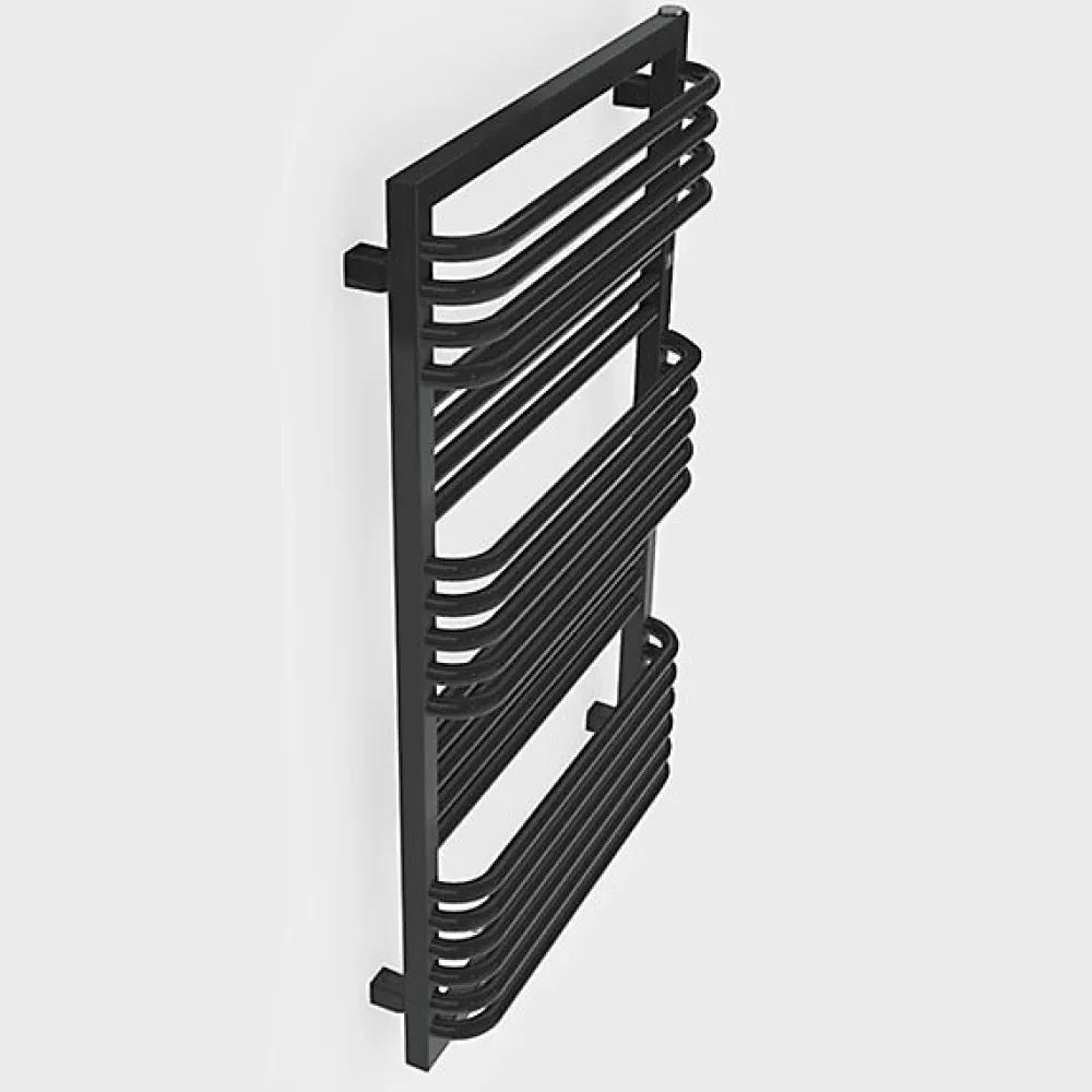 Matisere Sèche-serviette mixte noir - (HxL) 1240x500 mm - 800 Watt - 744 Watt - POC1240-500Z1N