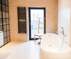 Sèche-Serviettes Mixte|Matisere Sèche-serviette mixte noir de 1700mm de haut et 700mm de large - 1183 Watt - LIM1700/700SOAV2N