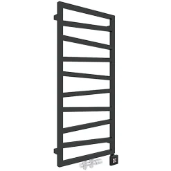 Sèche-Serviettes Mixte|Matisere Sèche-serviette mixte noir - (HxL) 1545x500 mm - 600 Watt - 591 Watt - ZIG1545-500Z8N
