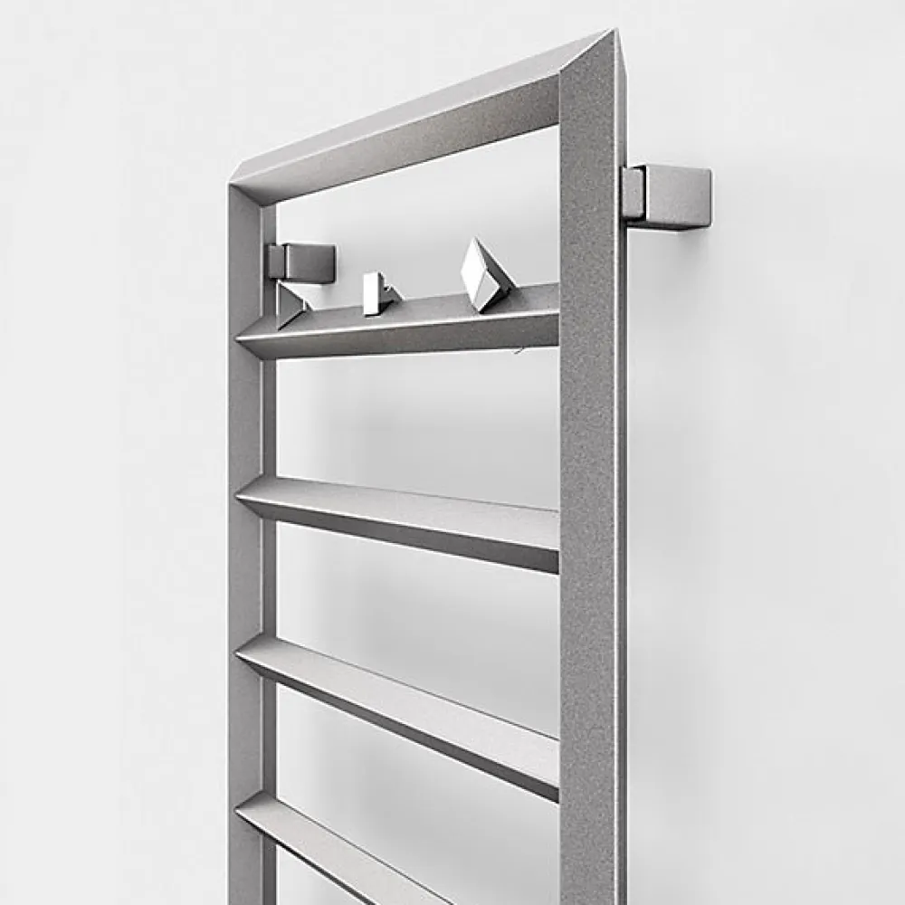 Sèche-Serviettes Mixte|Matisere Sèche-serviette mixte noir - (HxL) 1600x500 mm - 600 Watt - 563 Watt - DIA1600-500V2N