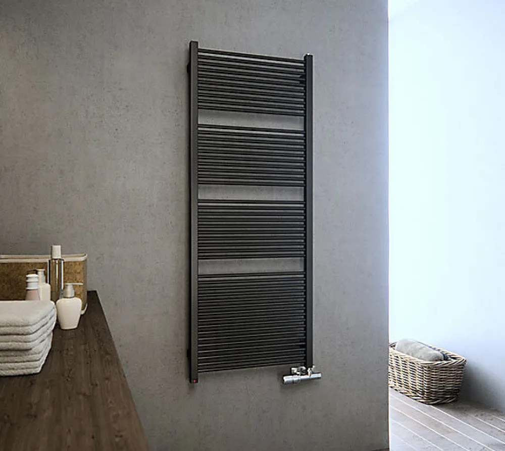 Sèche-Serviettes Mixte|Matisere Sèche-serviette mixte noir - (HxL) 435x530 mm - 300 Watt - 245 Watt - MIK435-530Z1N
